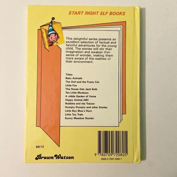 Vintage 1980 Start Right Elf Books Sunny Meadow Stories and  Baby Animals - Picture 9 of 16